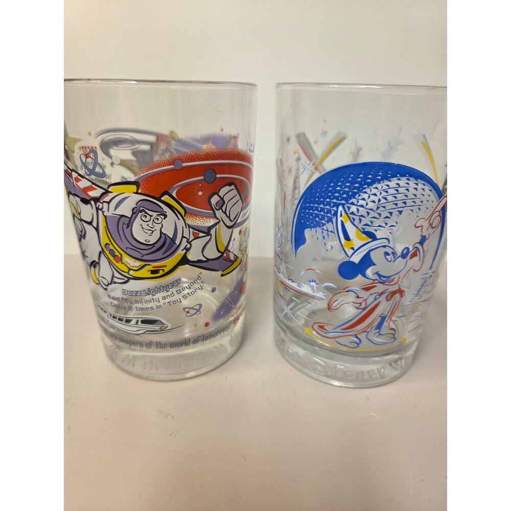 Two Disney Tumblers #1- 100 Years of Magic from McDonalds #2- 25th Disney World